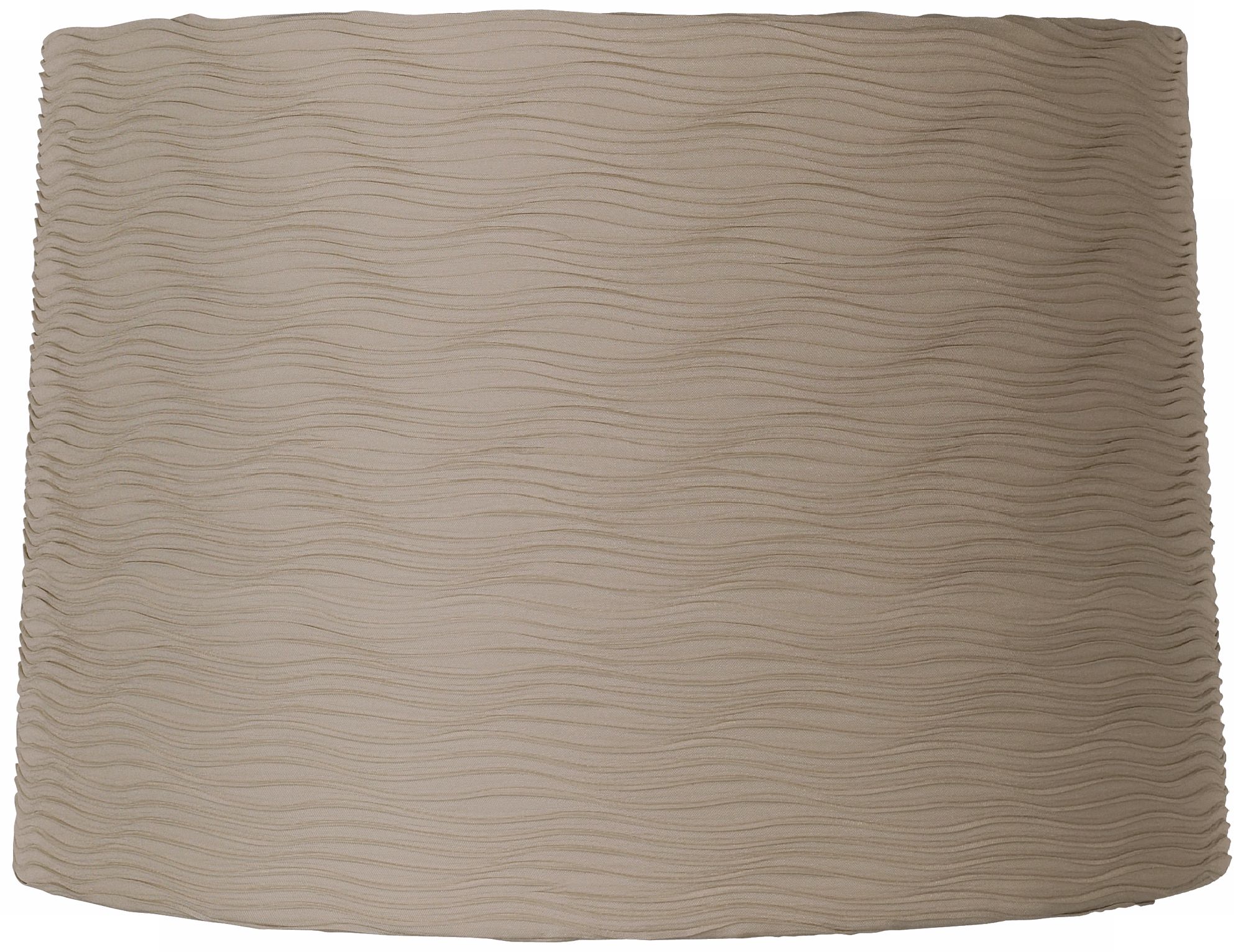 Majolica Green Taupe Wave Pleat Ovo Table Lamp