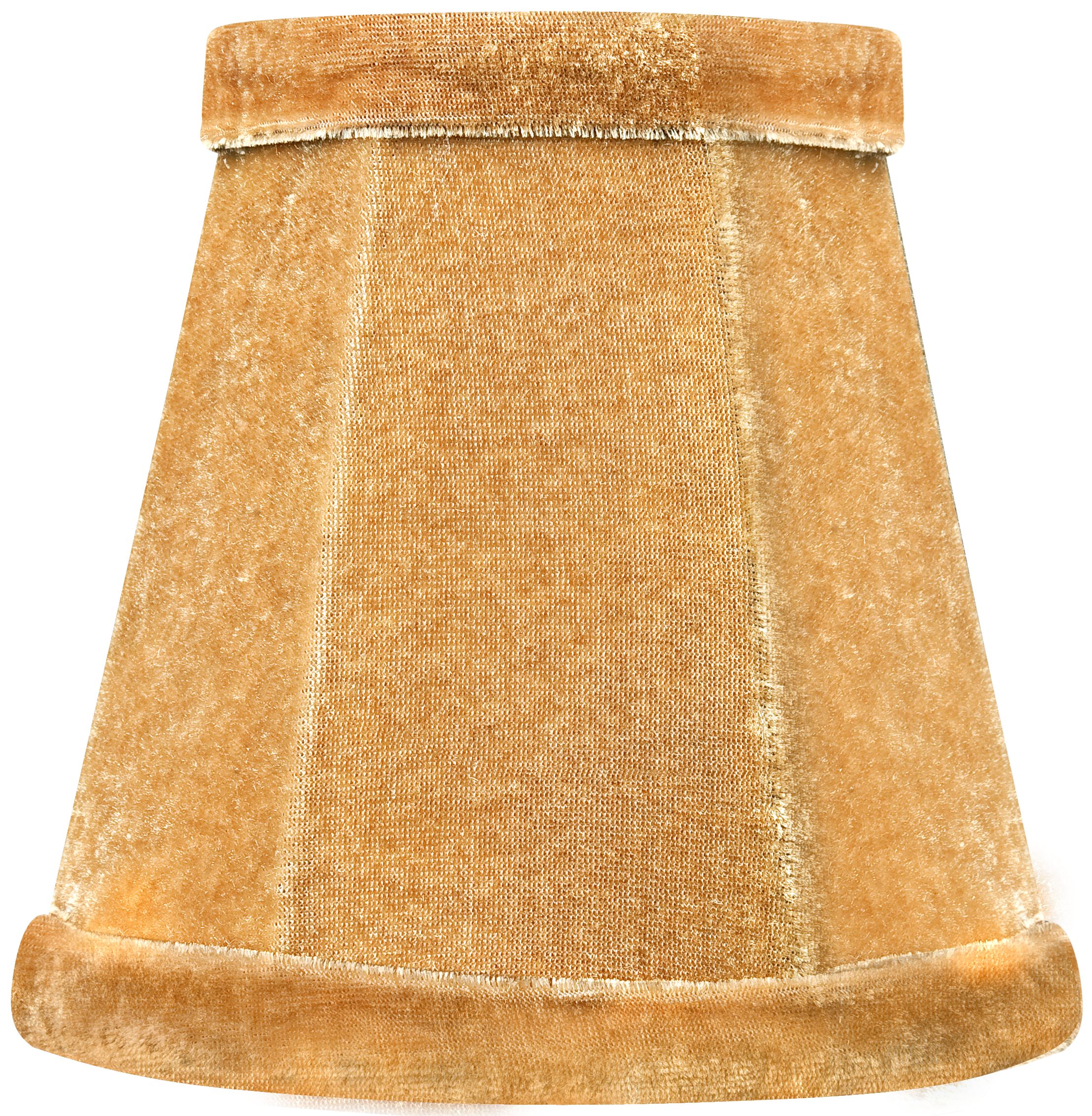 Beige Velvet Mini Shade 3x5x5 (Clip-On)