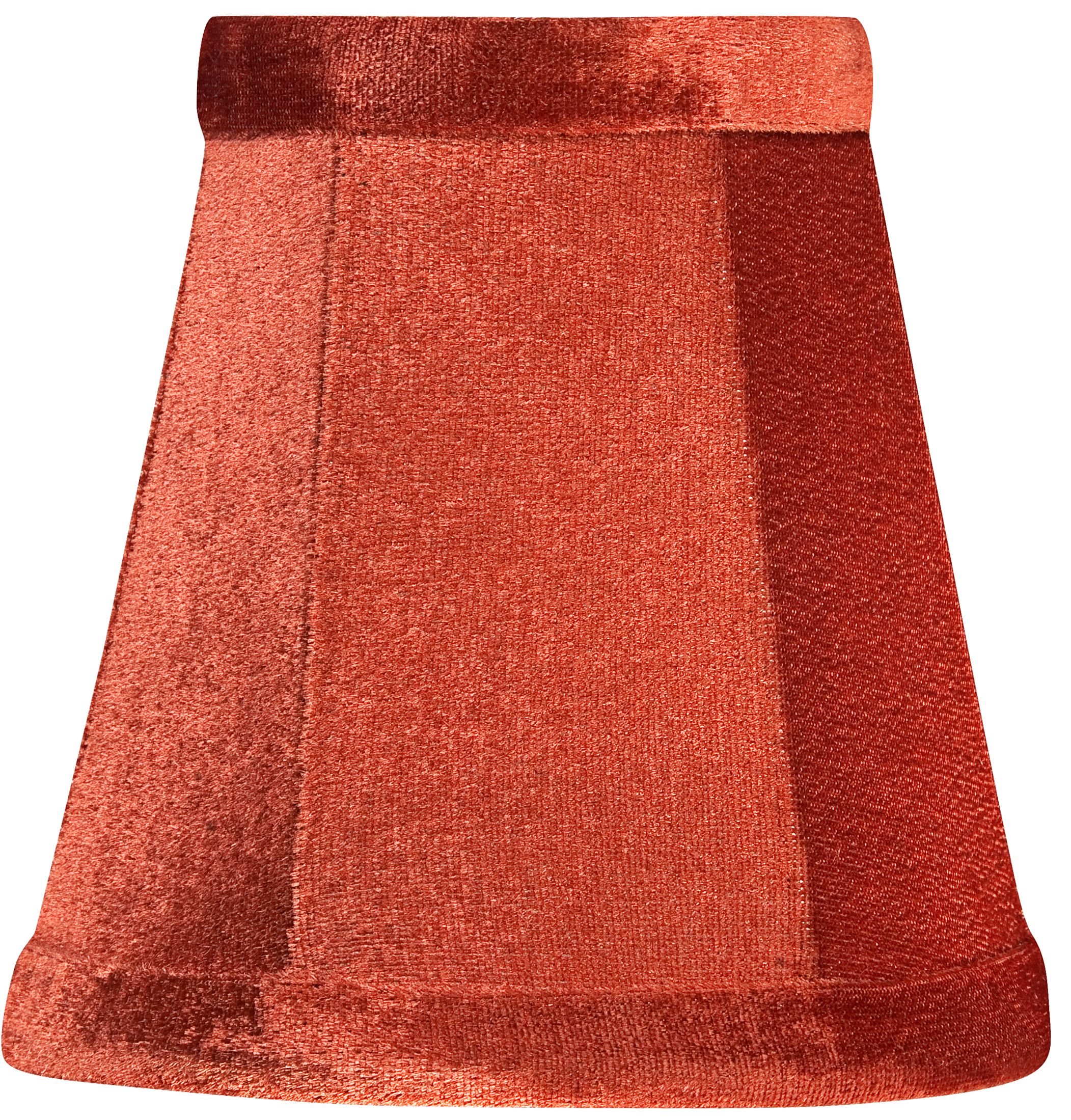 Persimmon Velvet Mini Shade 3x5x5 (Clip-On)