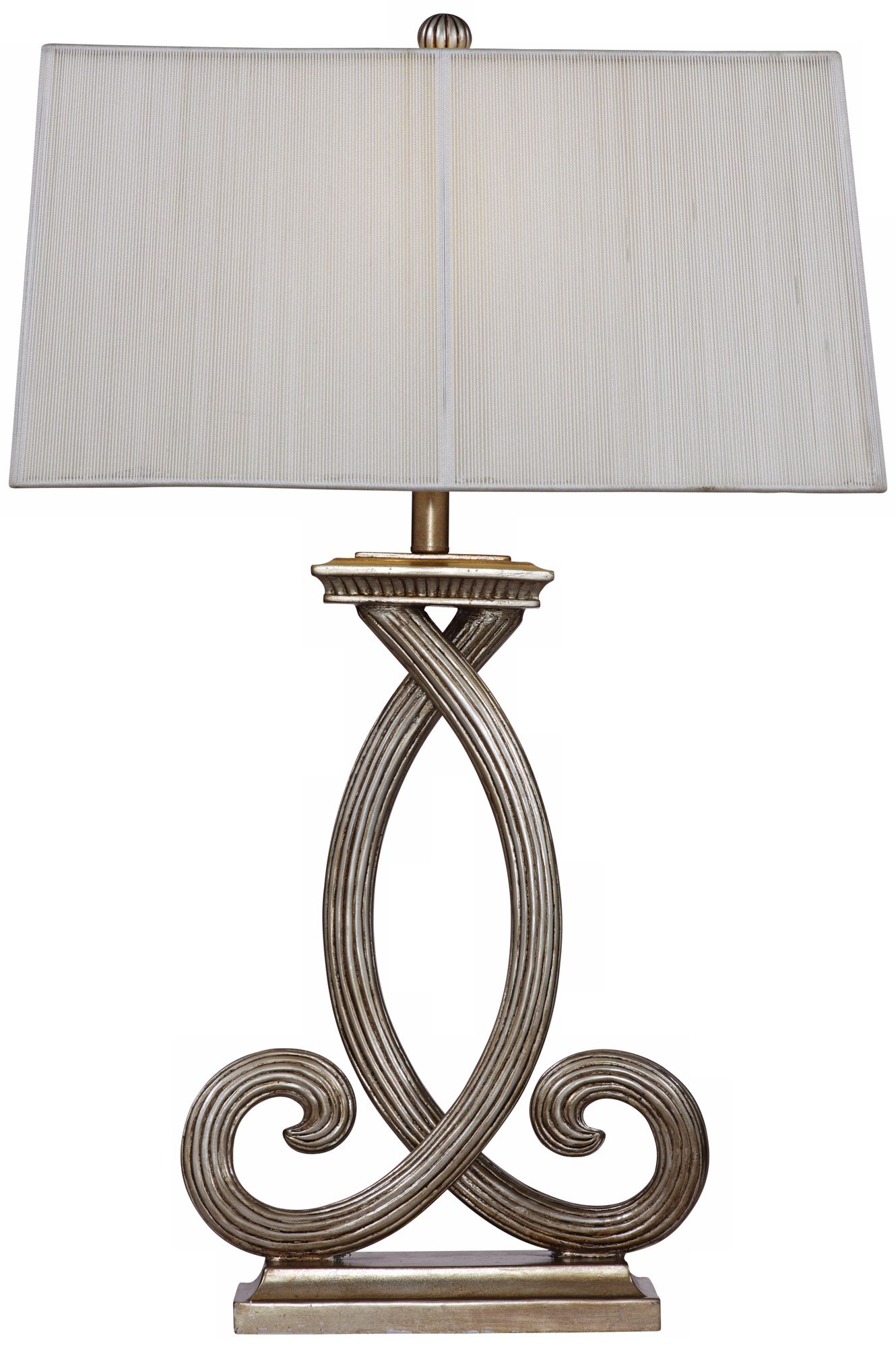 Nala Antique Silver Table Lamp