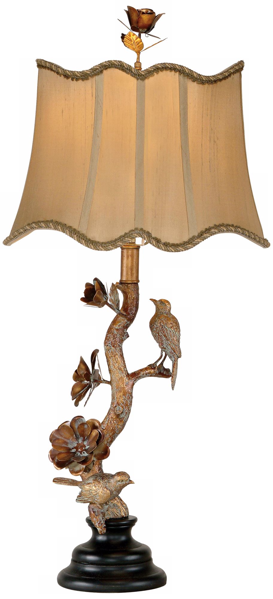 Sparrow Antique Gold Table Lamp