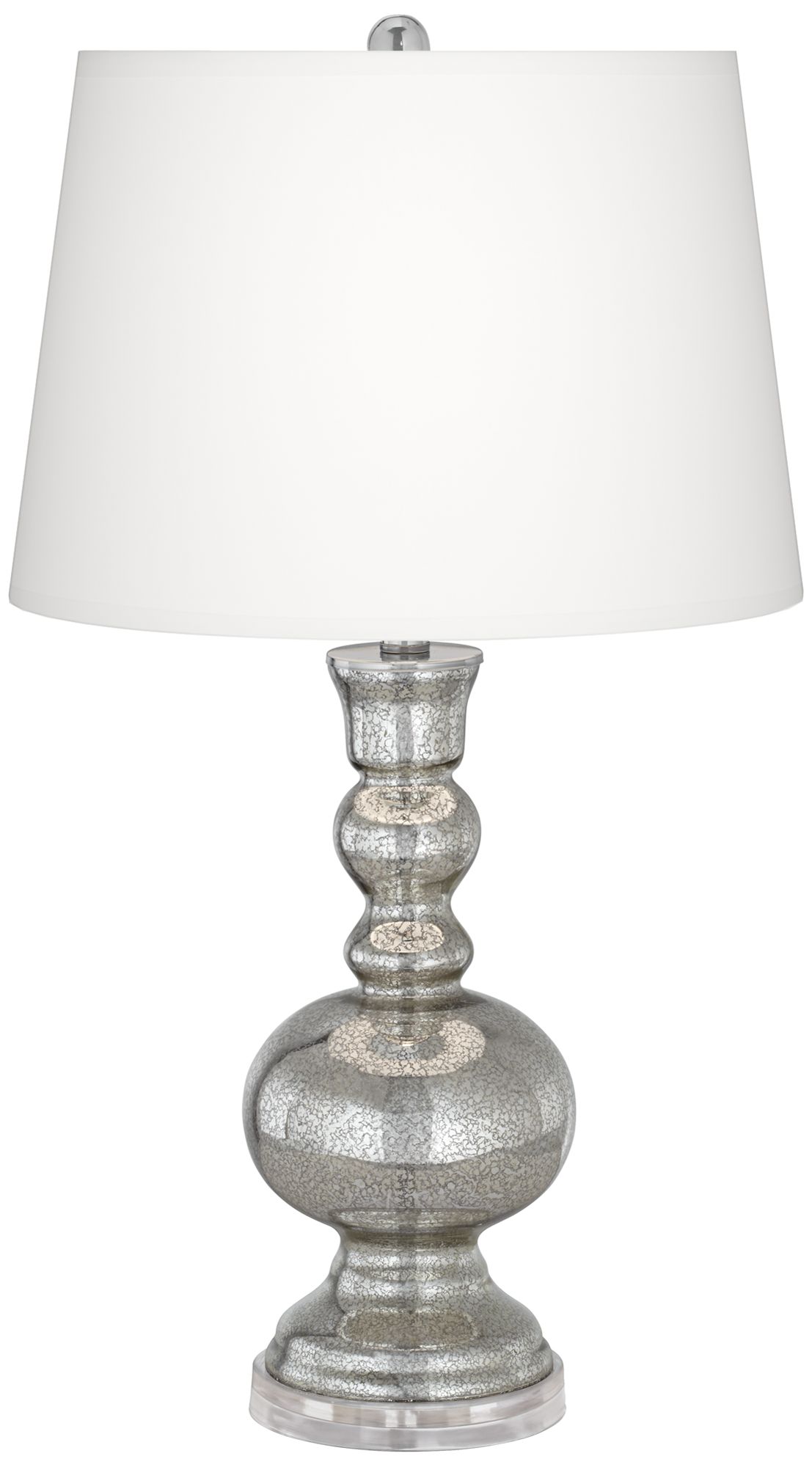 Color + Plus Mercury Glass Table Lamp