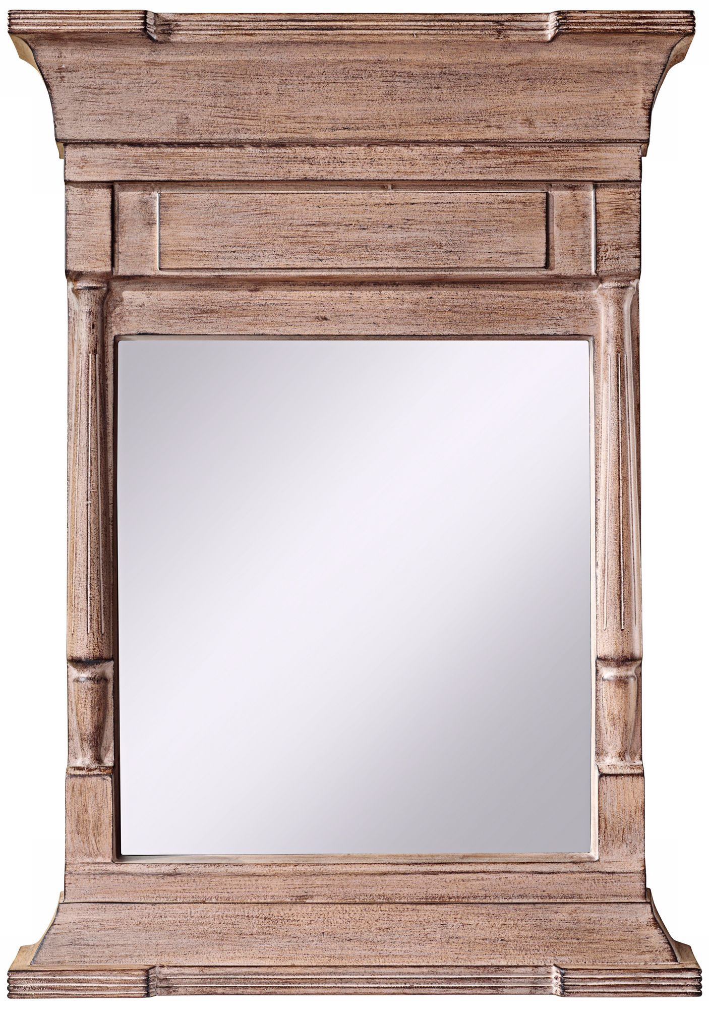 Murray Feiss Buckley 40" High Old Cedar Wall Mirror