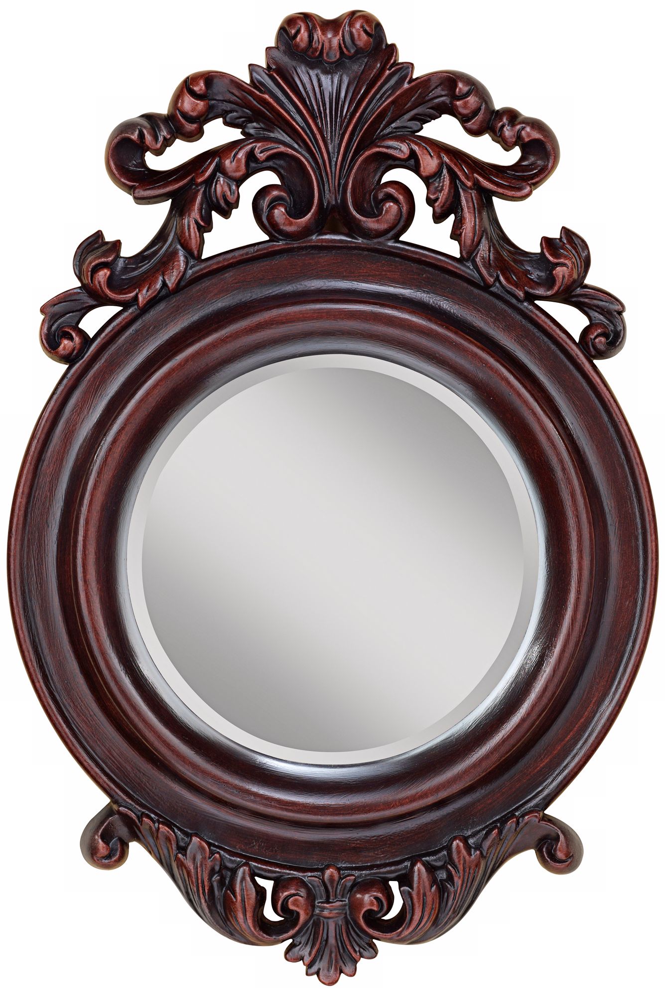 Murray Feiss Chadworth 35 3/4" High Coffee Bean Wall Mirror