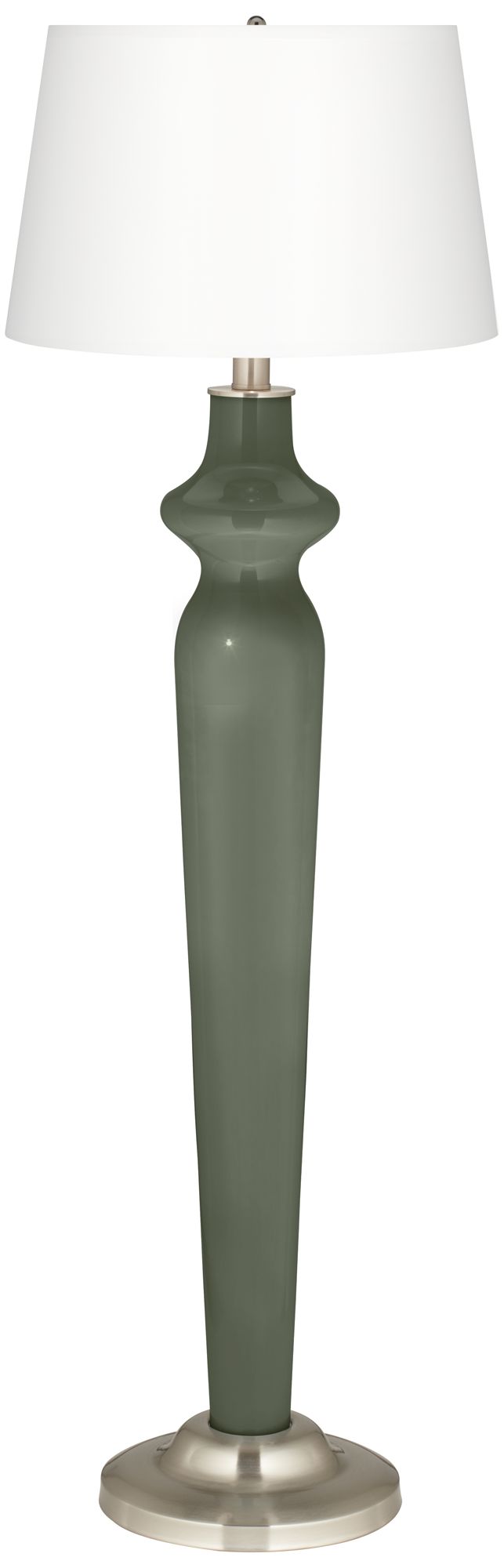 Deep Lichen Green Lido Floor Lamp