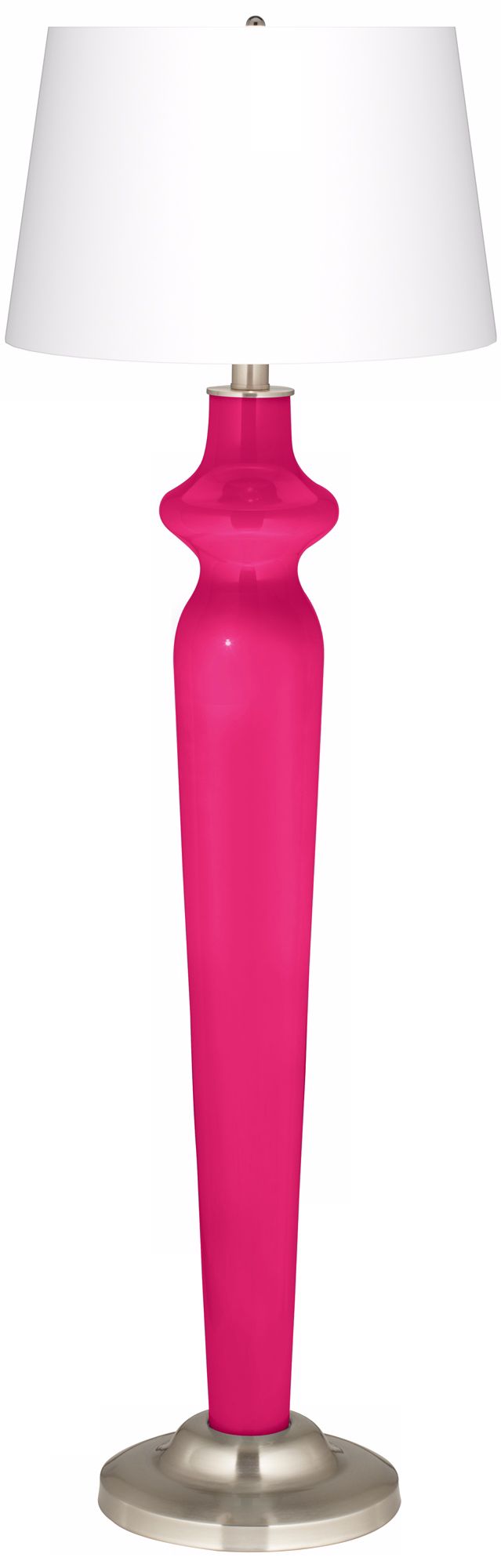 French Burgundy Lido Floor Lamp