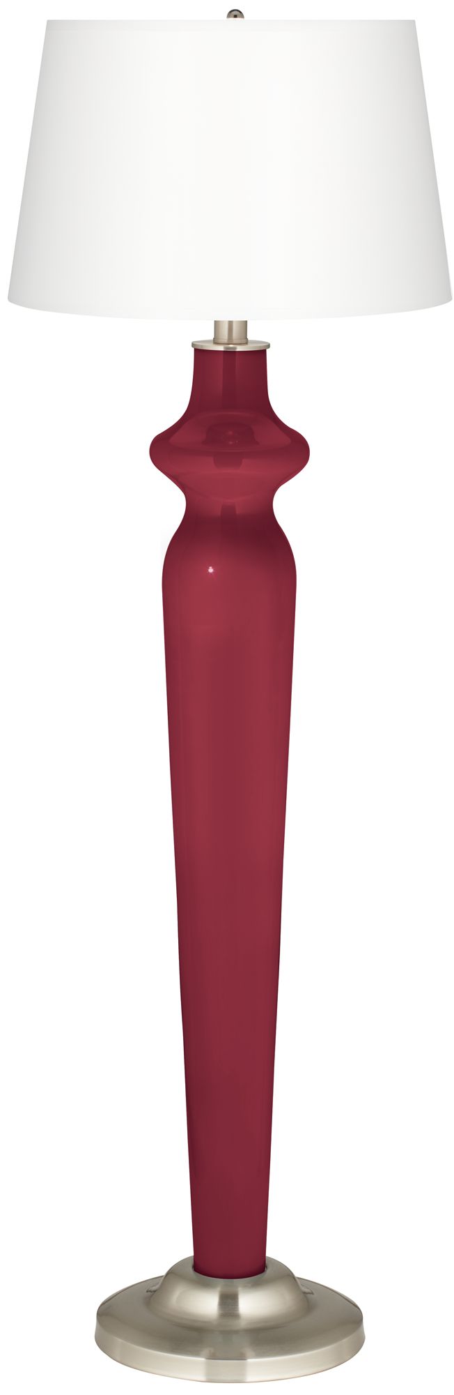 Antique Red Lido Floor Lamp