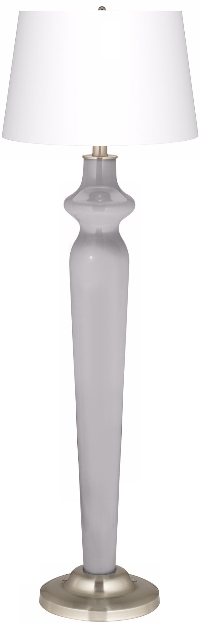 Swanky Gray Lido Floor Lamp