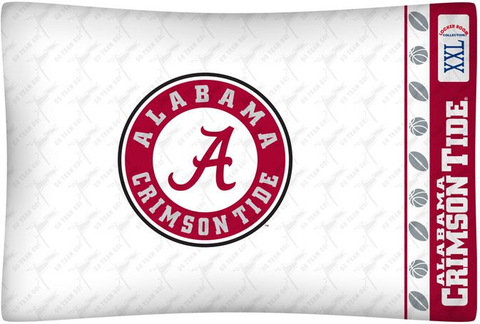 NCAA Alabama Crimson Tide Locker Room Pillow Case