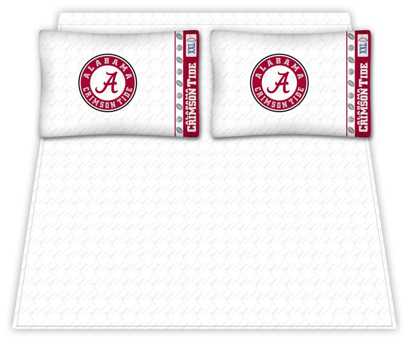 NCAA Alabama Crimson Tide Micro Fiber Sheet Set