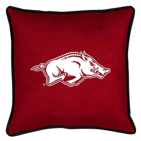 NCAA Arkansas Razorbacks Sidelines Throw Pillow