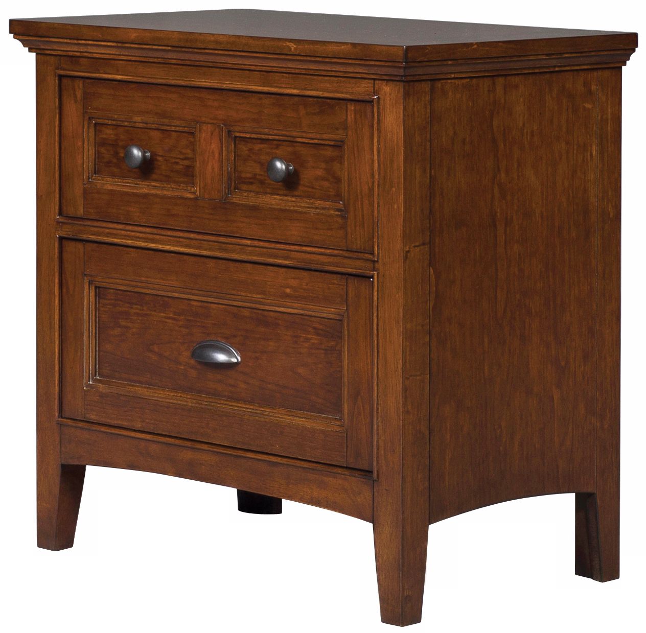 Riley 3-Drawer Cherry Nightstand