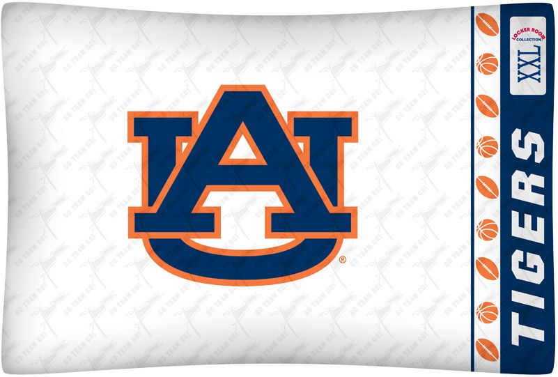 NCAA Auburn Tigers Locker Room Pillow Case