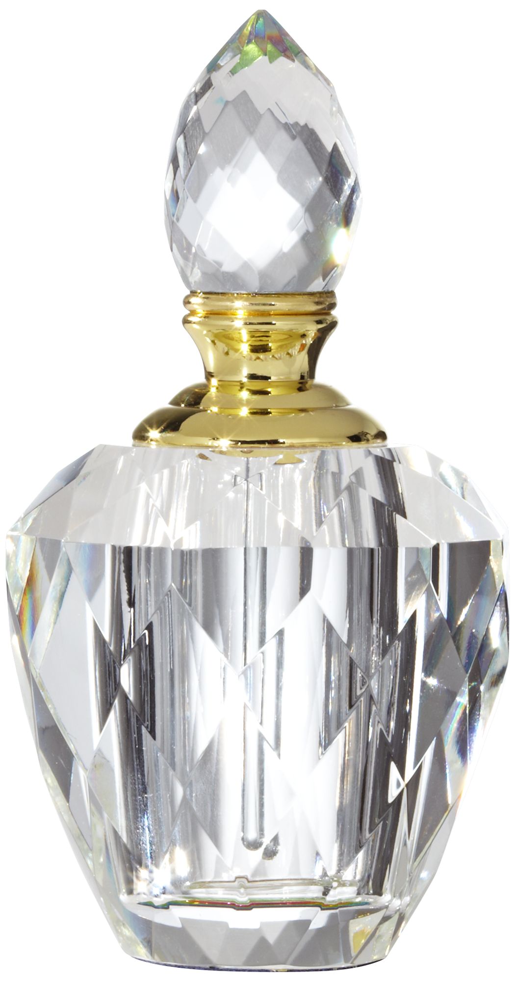 Alexandra Crystal Clear and Gold 12ml Perfume Bottle
