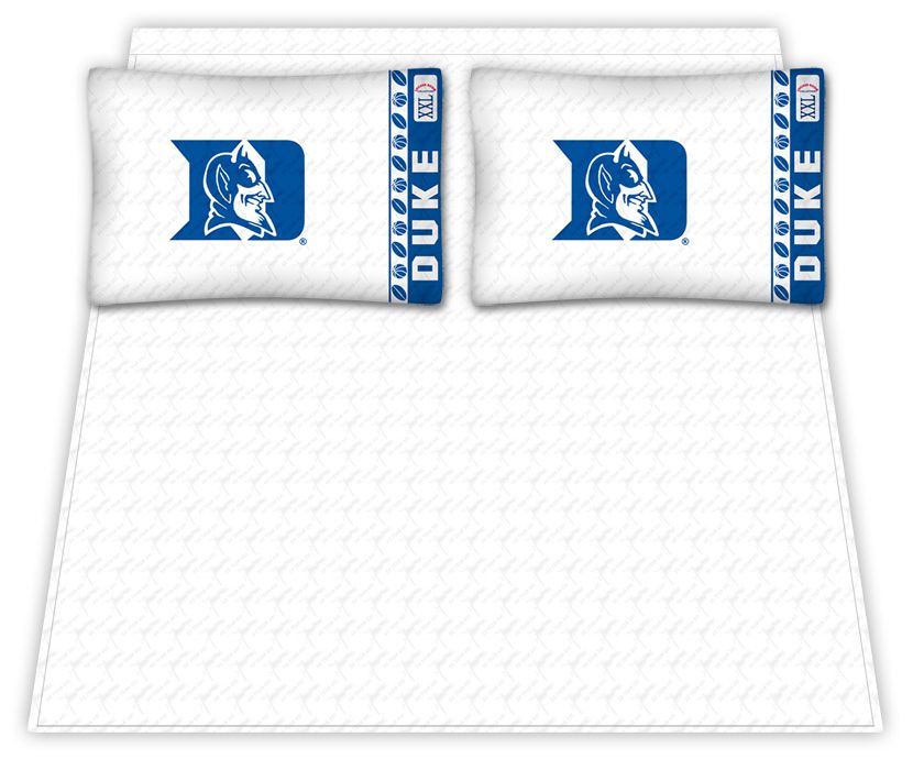 NCAA Duke Blue Devils Micro Fiber Sheet Set