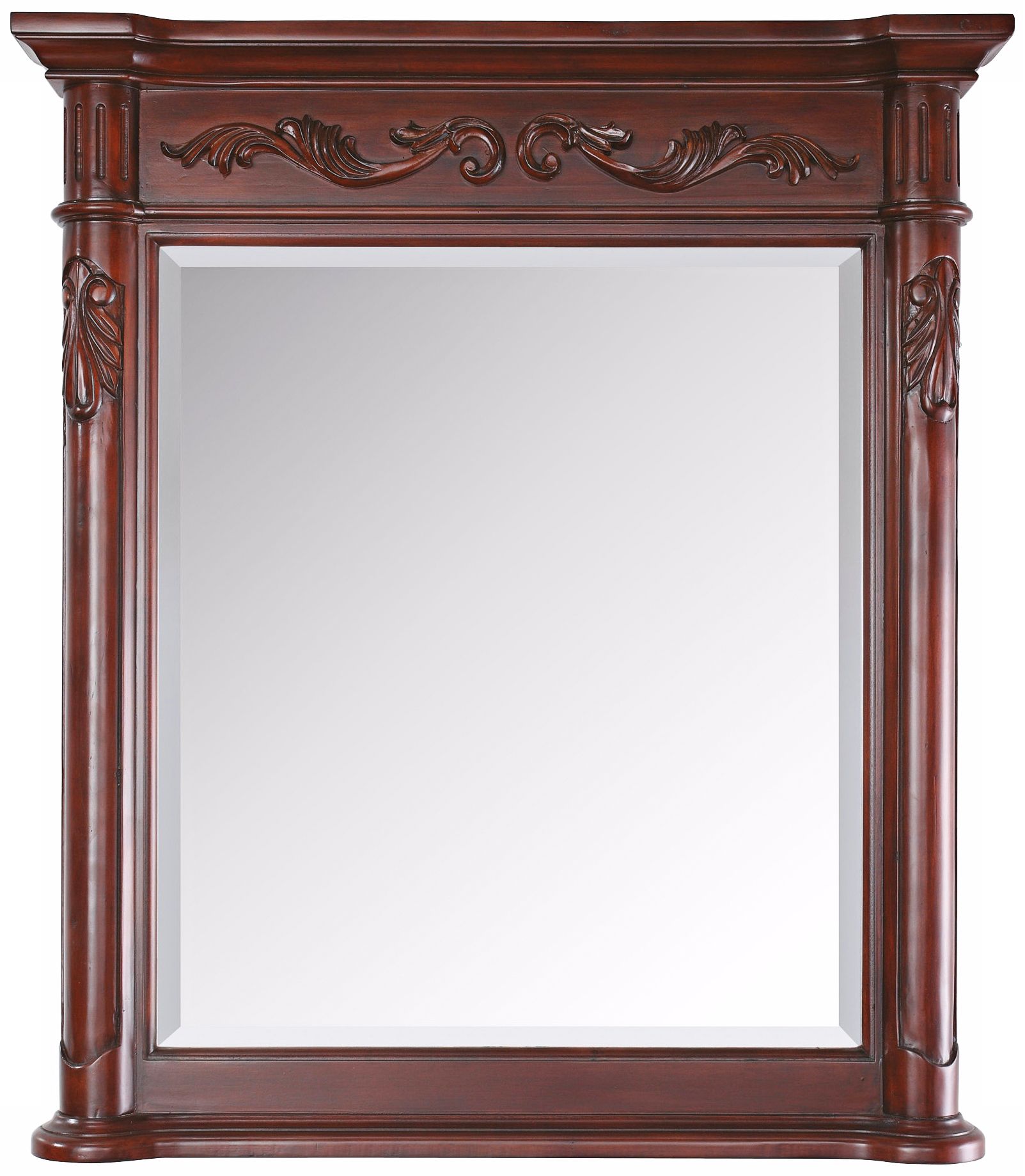 Avanity Provence 33" High Antique Cherry Wall Mirror