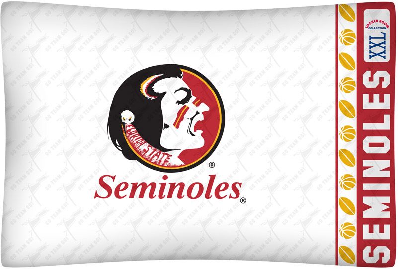 NCAA Florida State Seminoles Locker Room Pillow Case
