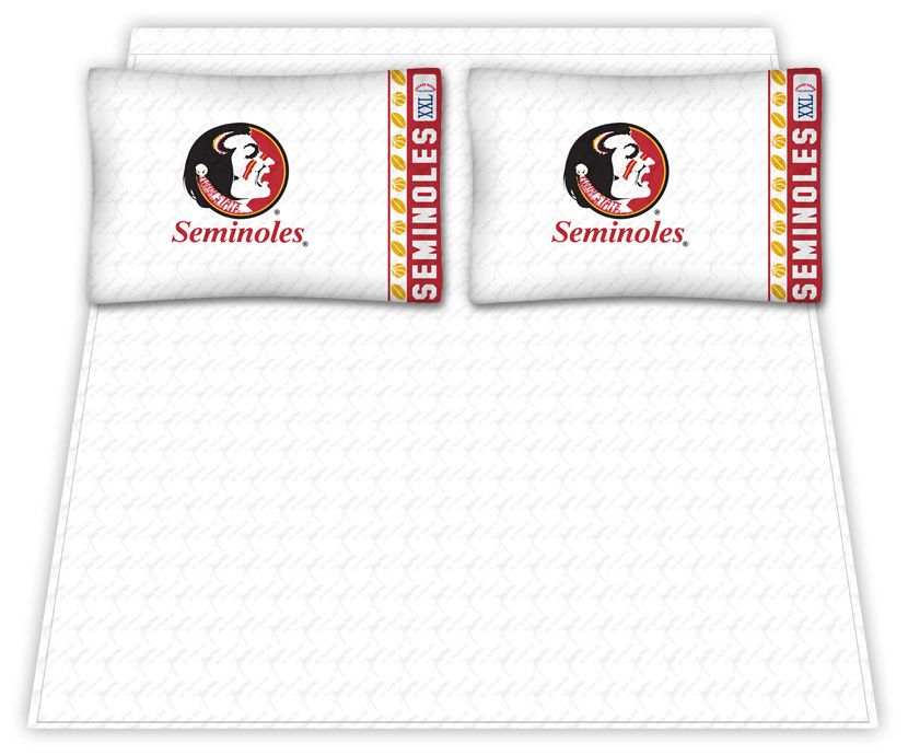 NCAA Florida State Seminoles Micro Fiber Sheet Set