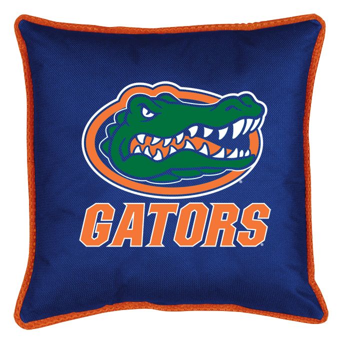 NCAA Florida Gators Sidelines Throw Pillow