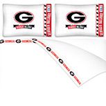 NCAA Georgia Bulldogs Micro Fiber Sheet Set