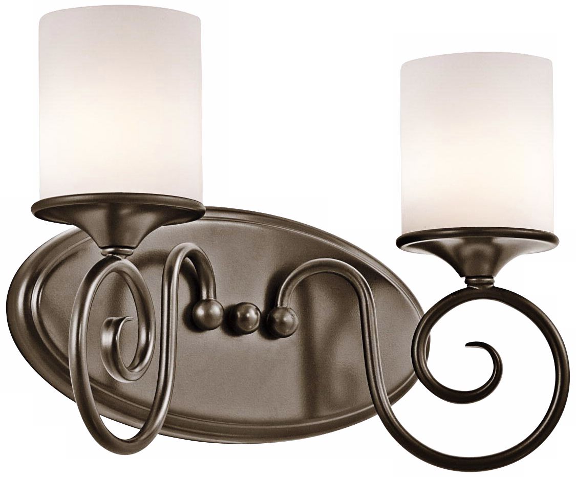 Kichler Lara 13" Wide Shadow Bronze Bath Light