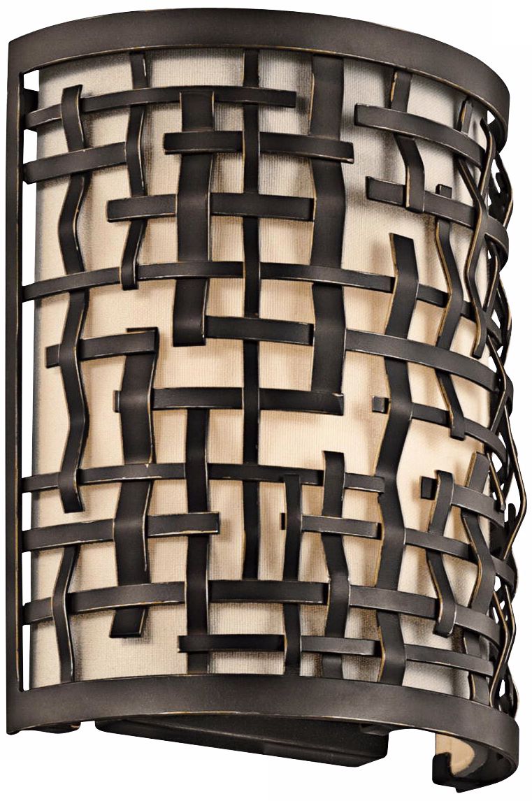 Kichler Loom 10" High Olde Bronze Wall Sconce