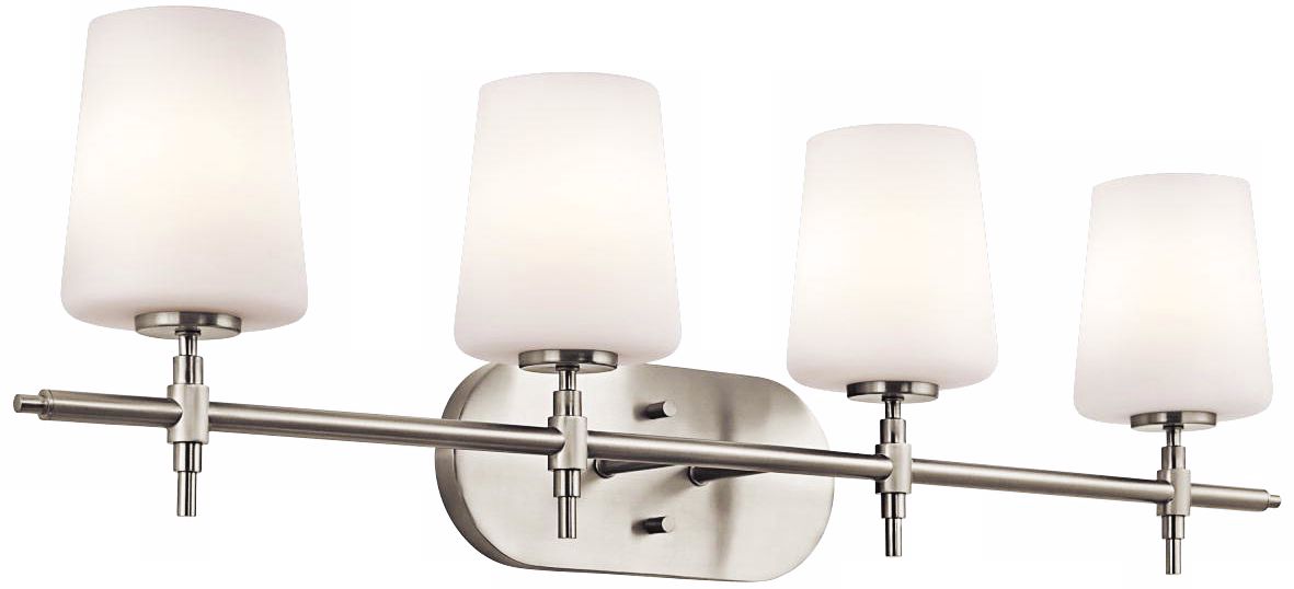 Kichler Arvella 35 1/4" Wide Brushed Nickel Bath Light