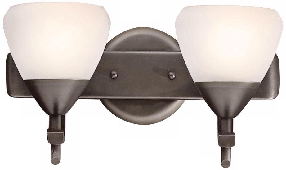 Kichler Olympia 13 1/4" Wide 2-Light Bronze Bath Light