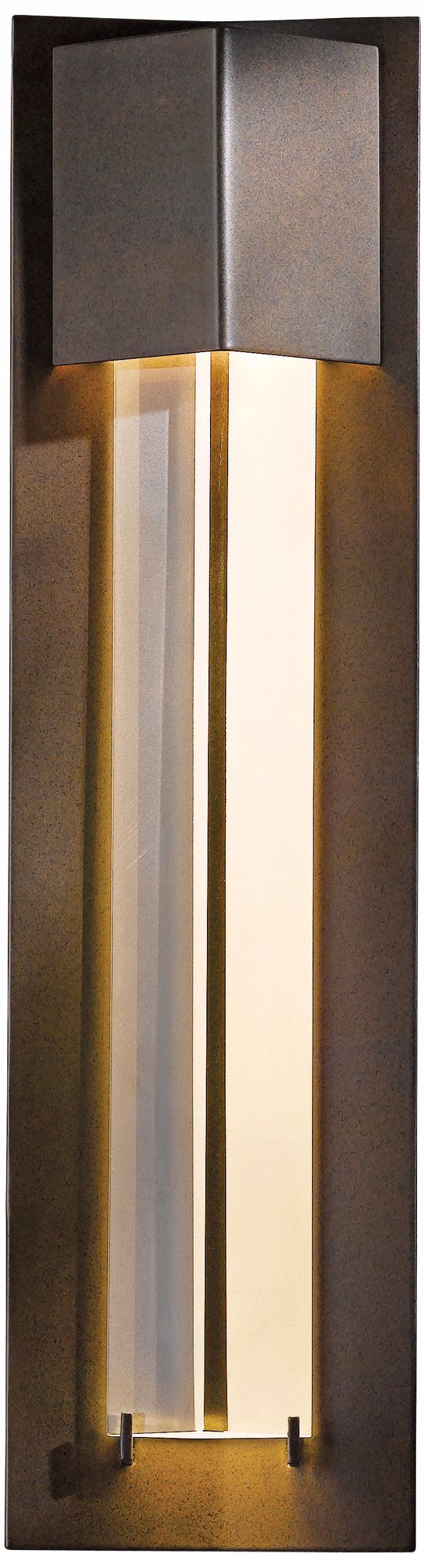 Hubbardton Forge Apex 16 3/4"H Clear Glass Wall Sconce
