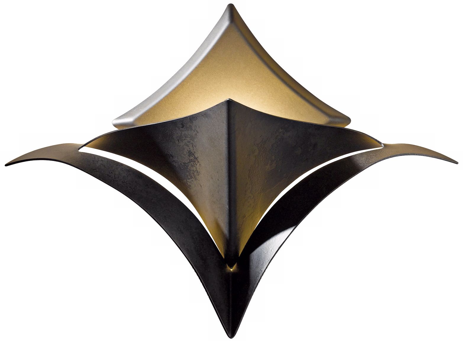 Hubbardton Forge Calla 14" Wide Dark Smoke Wall Sconce