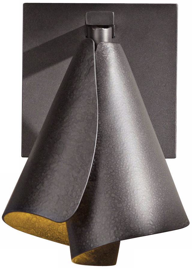 Hubbardton Forge Mobius 7 1/4" High Dark Smoke Wall Sconce
