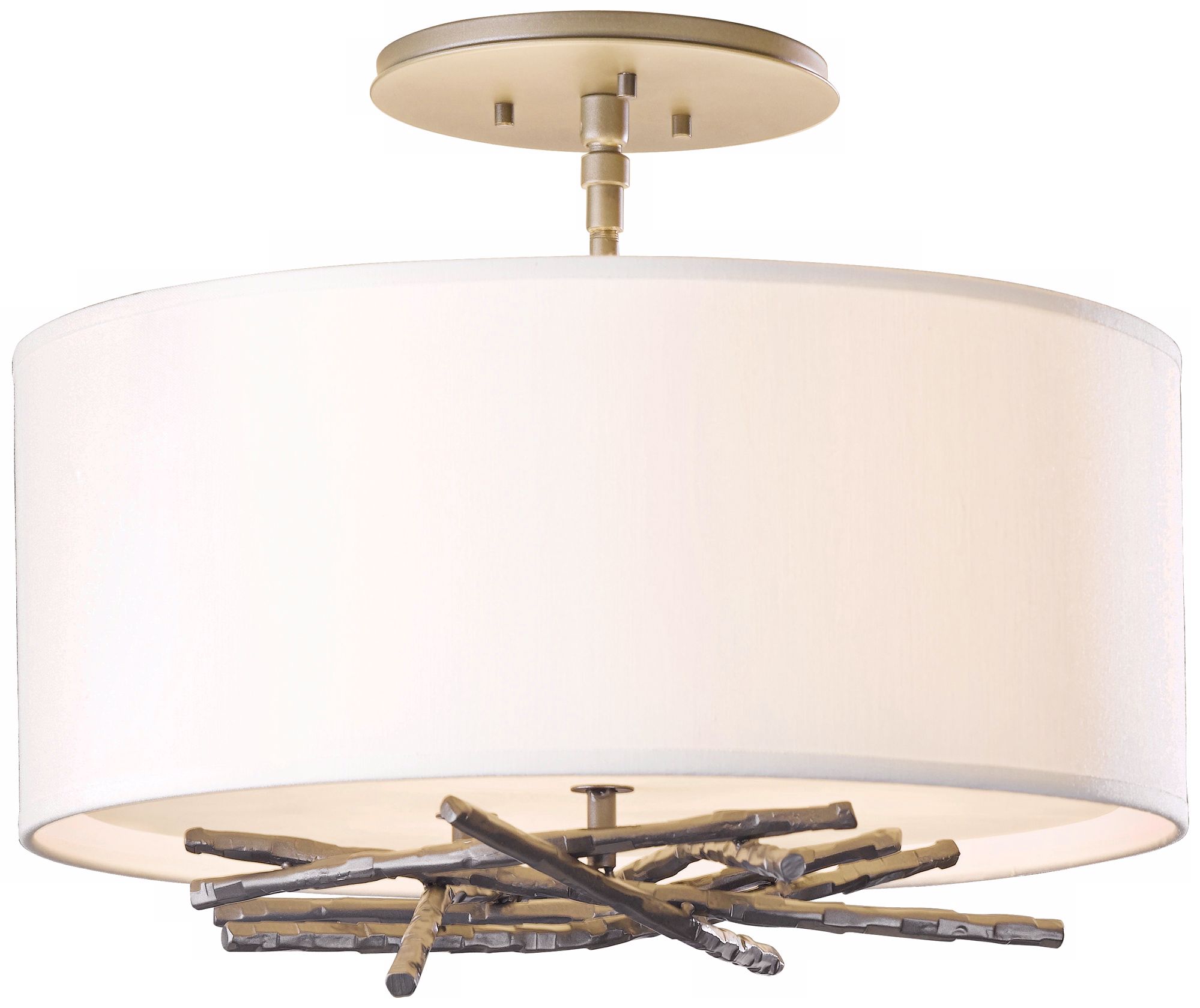 Hubbardton Forge Brindille 23 3/4"W Steel Ceiling Light
