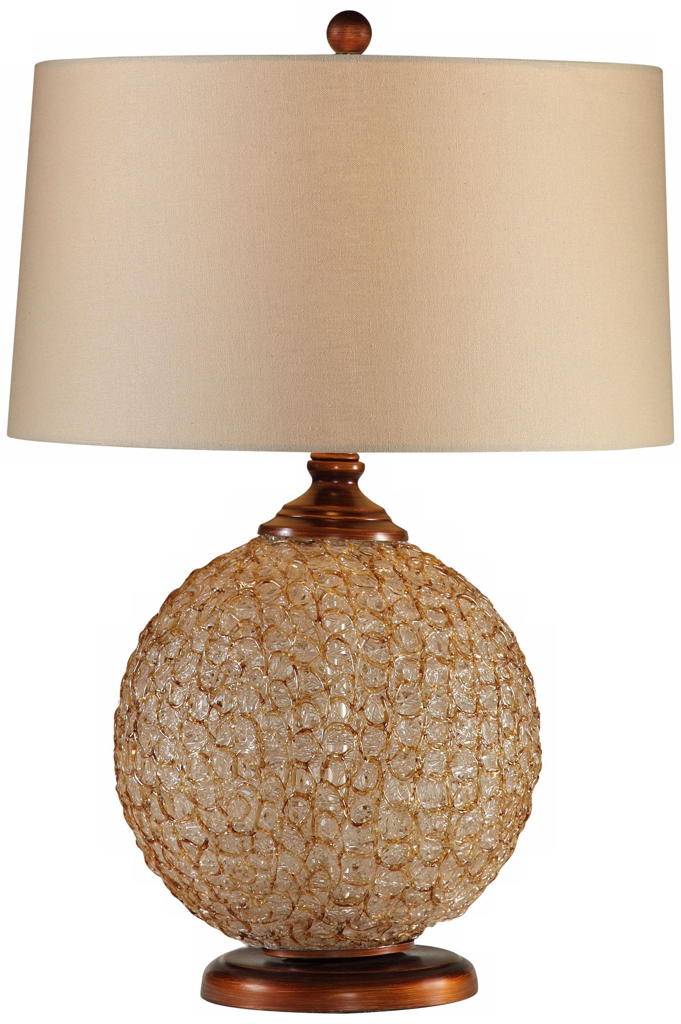Gold Ice Ball Table Lamp