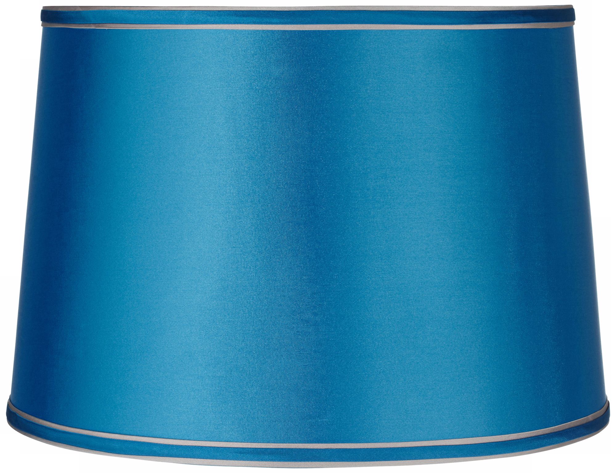 River Blue - Satin Turquoise Shade Ovo Table Lamp