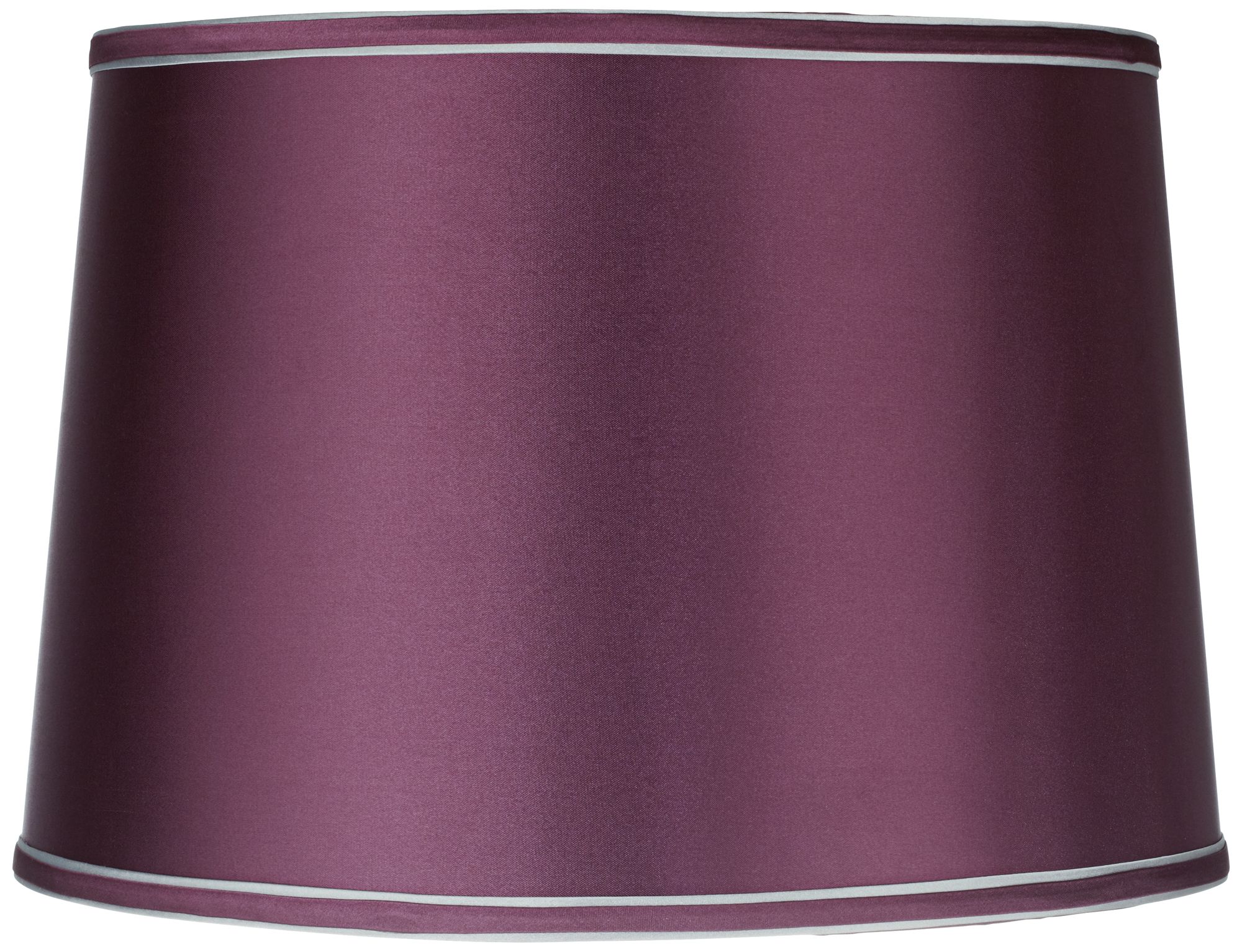 Smart White - Satin Eggplant Shade Ovo Table Lamp
