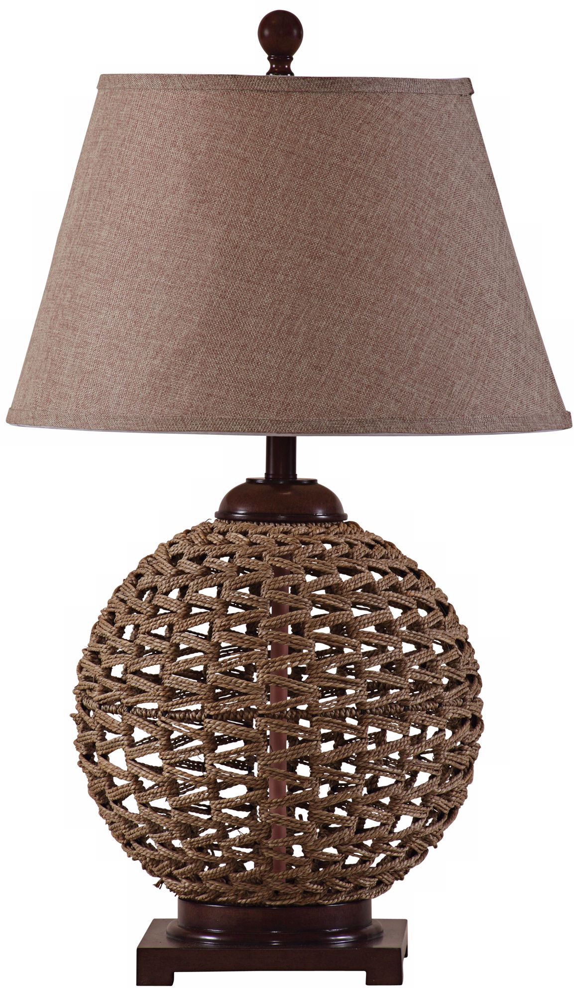 Bali Hai Woven Rattan Table Lamp