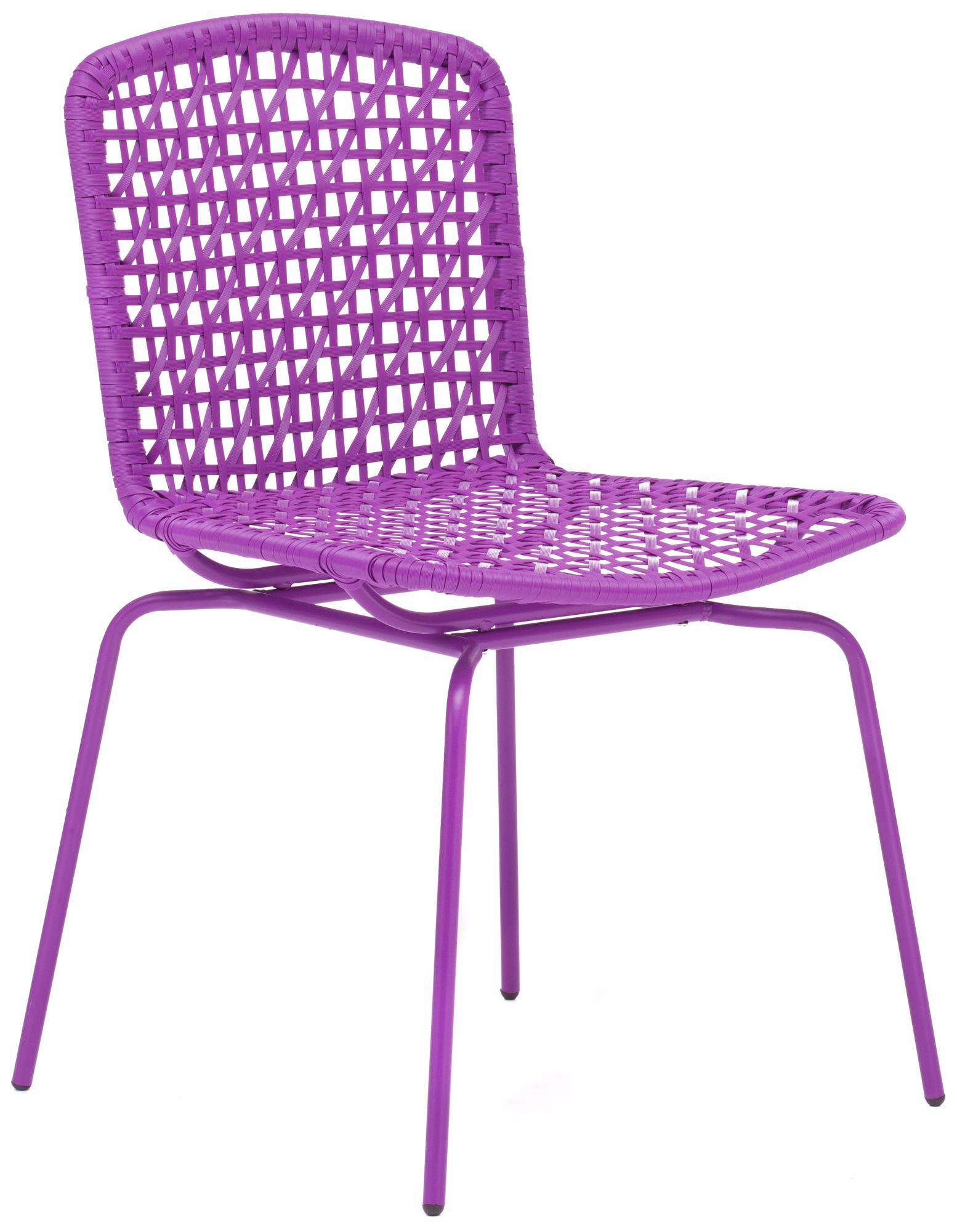 Zuo Silvermine Outdoor Purple Bay Chair