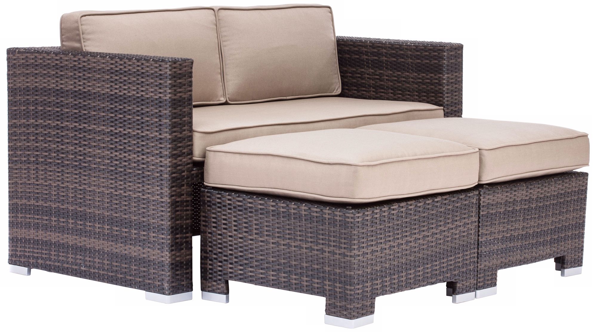 Zuo Deep Water Loveseat Dining Set