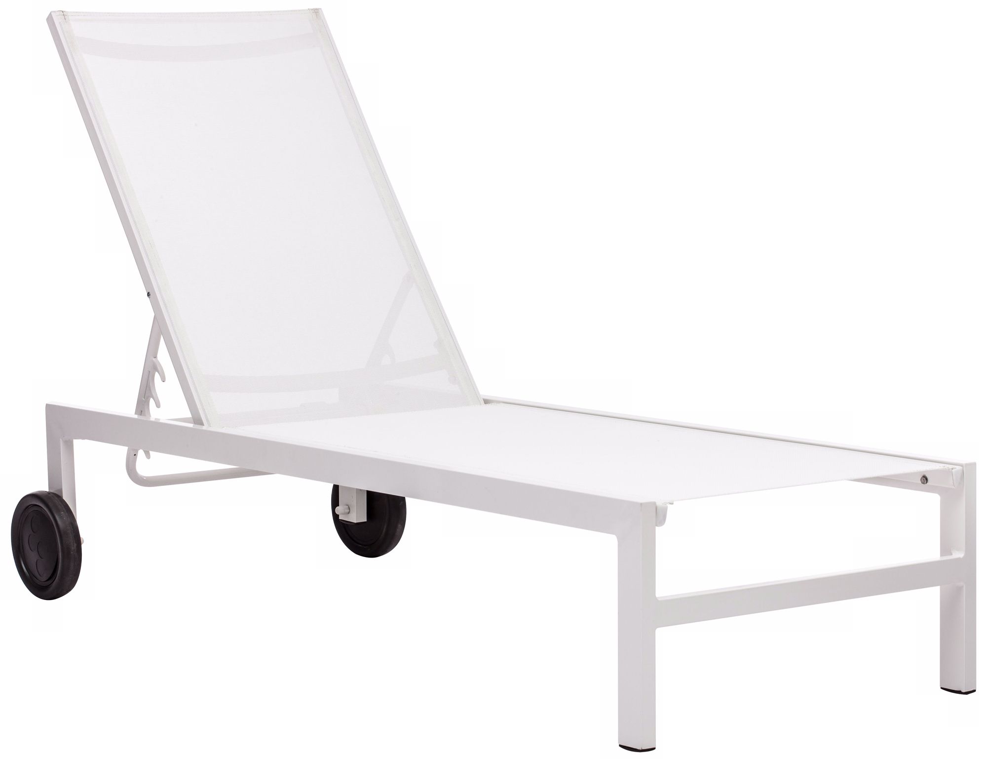 Zuo Castle Peak White Outdoor Lounge Chair