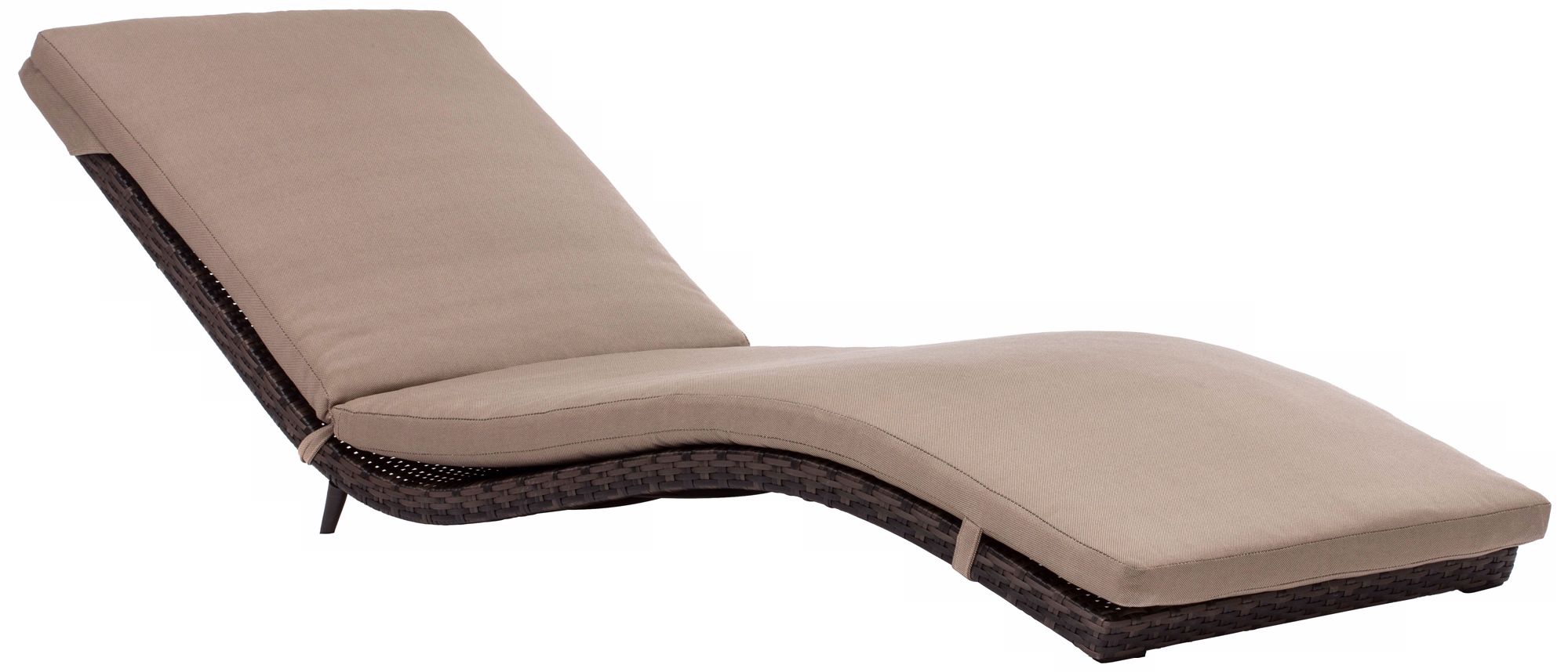 Zuo Gemini Brown Outdoor Lounge Chair