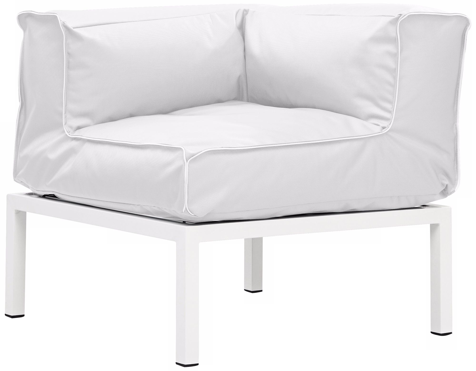 Zuo Copacabana Outdoor White Modular Corner Seat