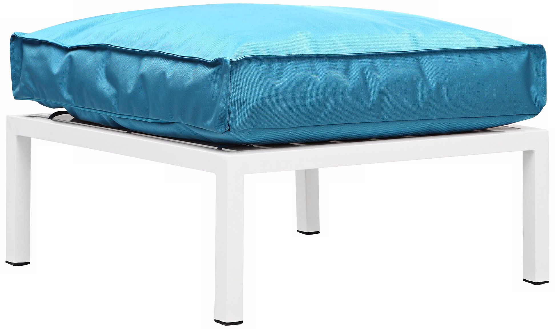 Zuo Copacabana Turquoise Outdoor Ottoman