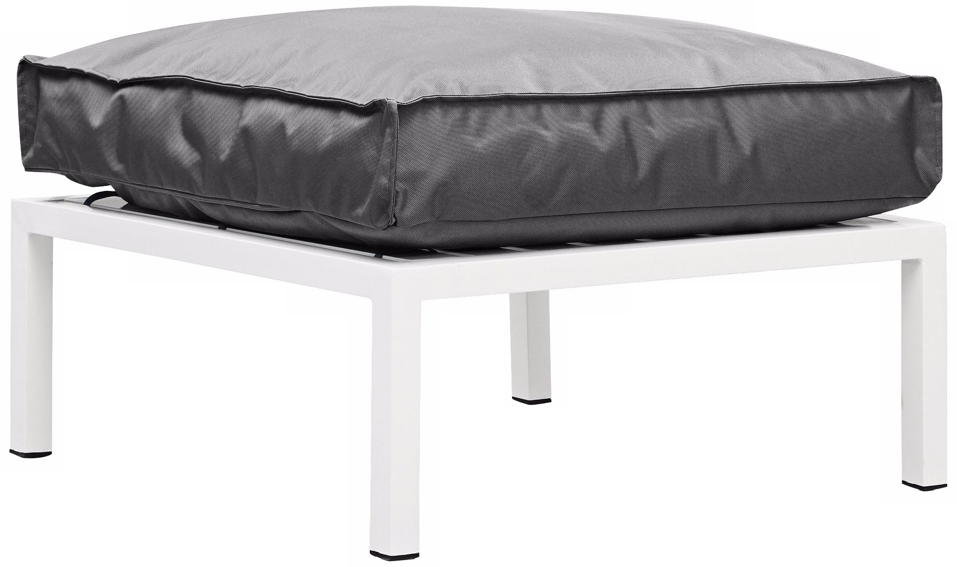 Zuo Copacabana Light Gray Outdoor Ottoman