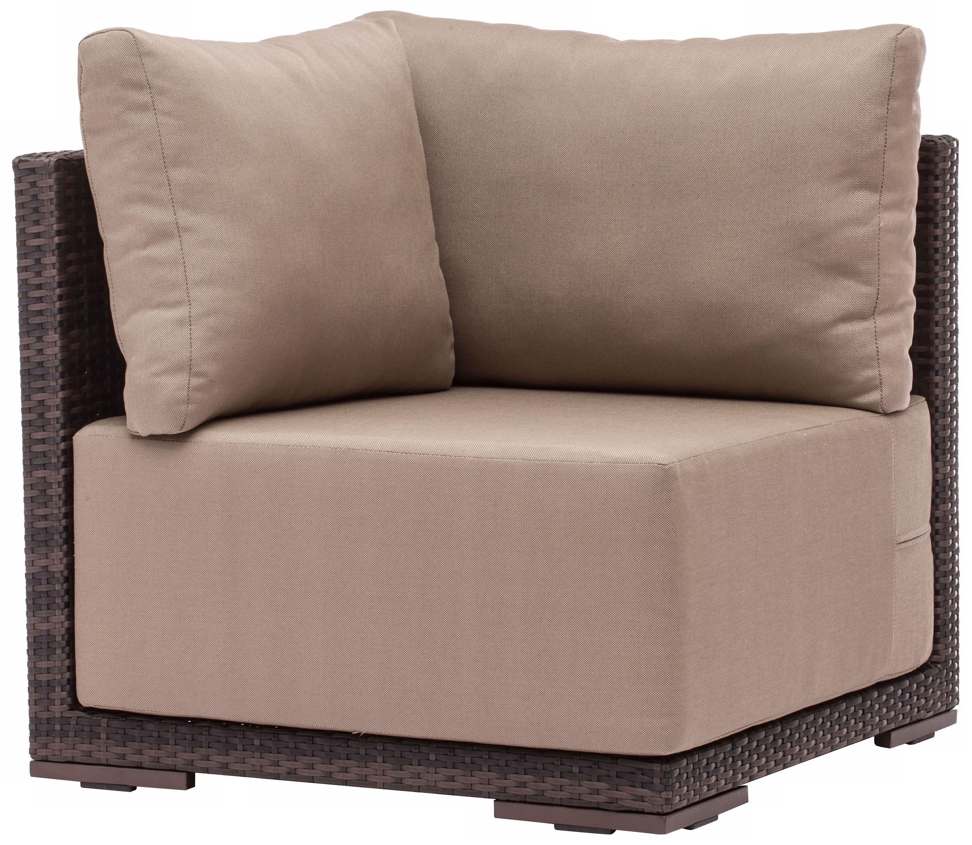 Zuo Park Island Outdoor Corner Chair