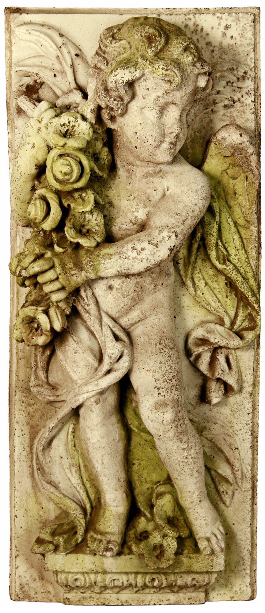 Little Boy Spring 30" High Outdoor Wall Sculpture