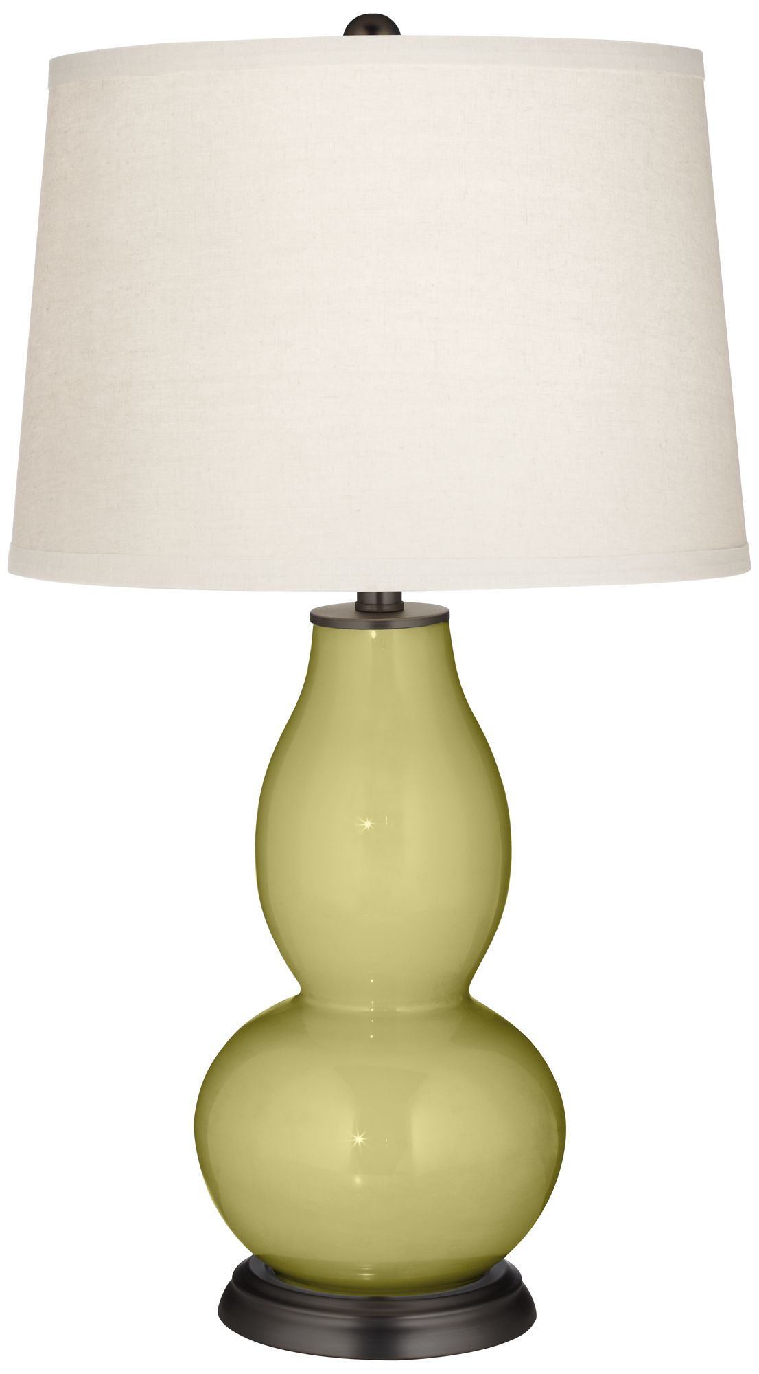 Linden Green Double Gourd Table Lamp