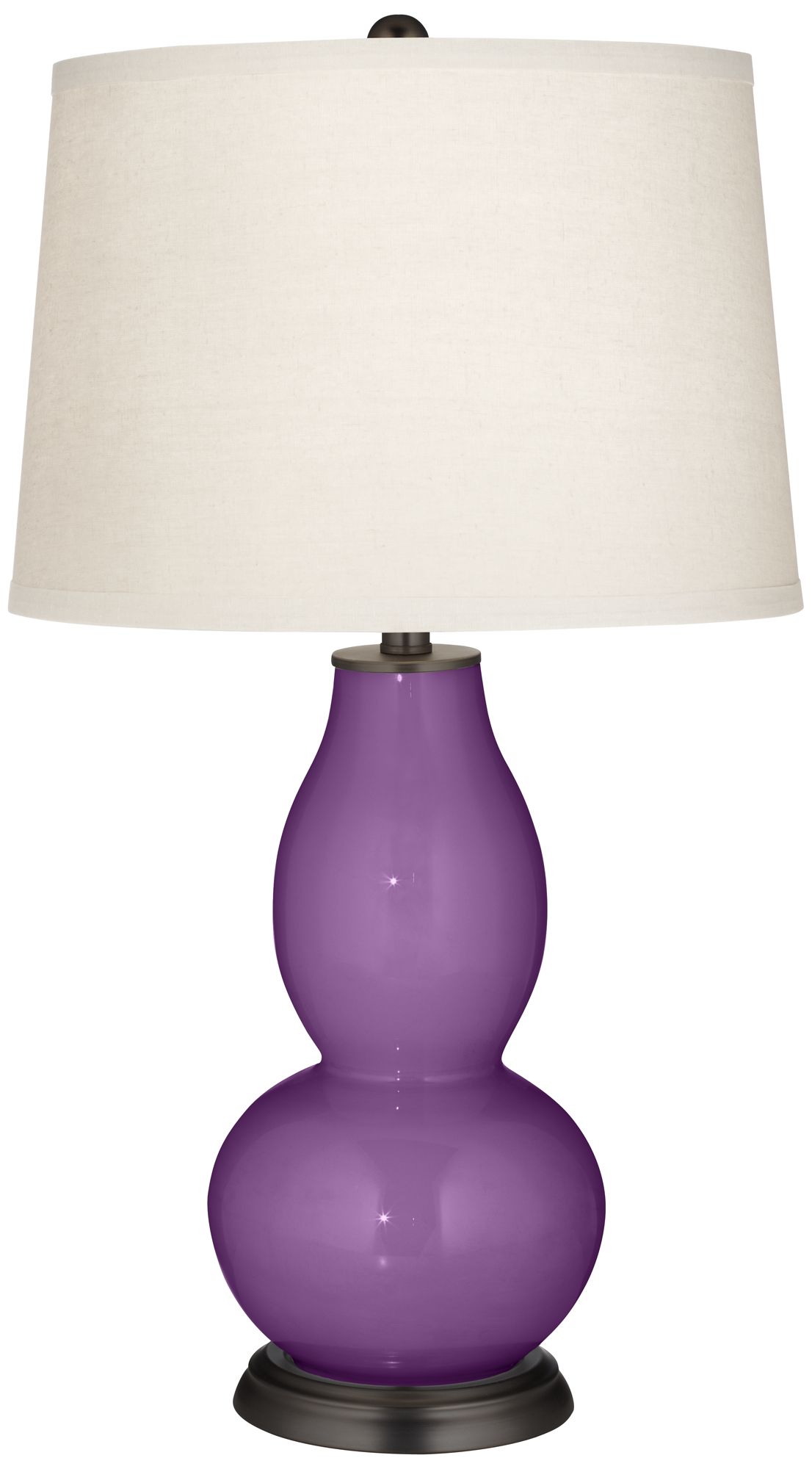 Passionate Purple Double Gourd Table Lamp