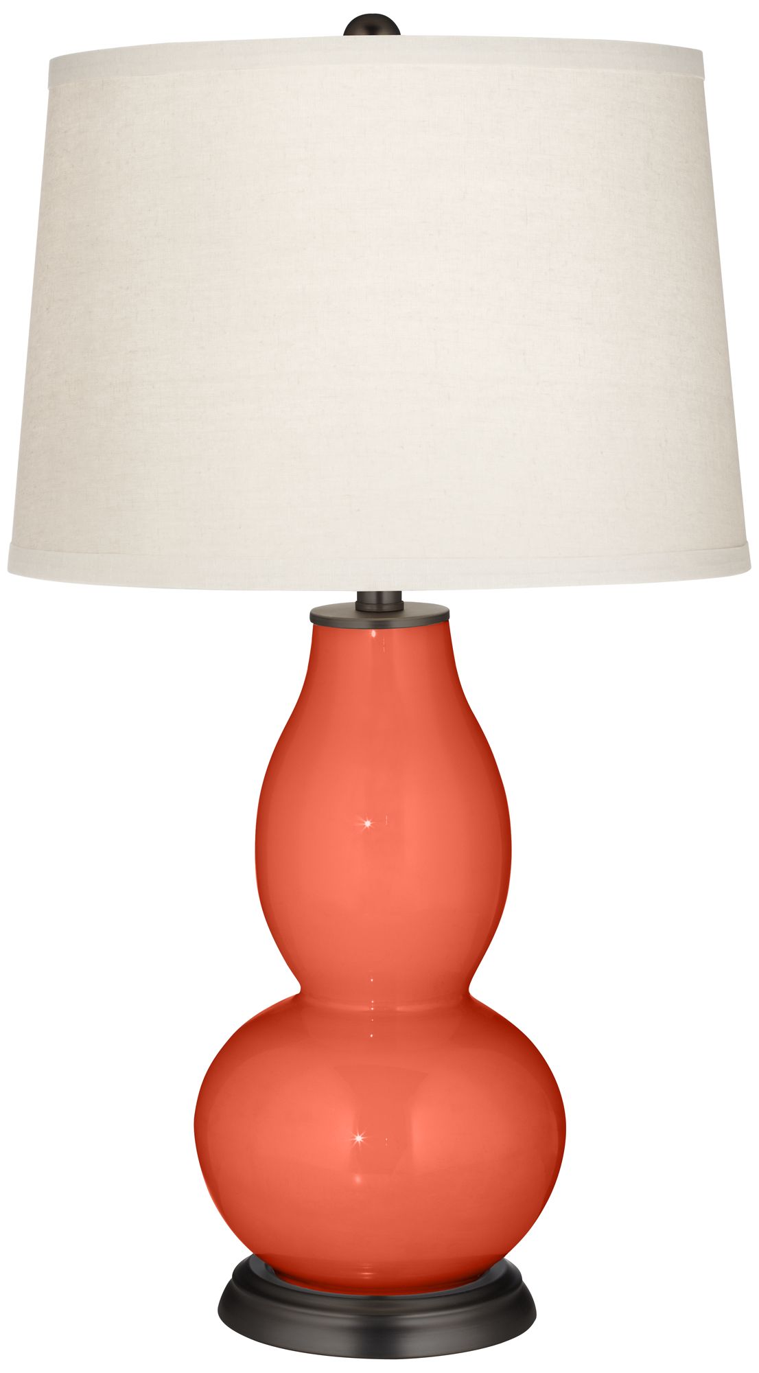 Modern Orange Double Gourd Table Lamp