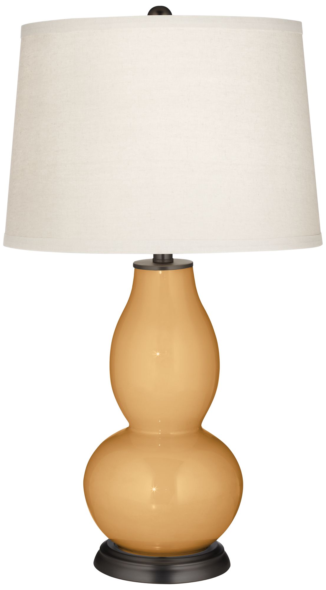 Harvest Gold Double Gourd Table Lamp