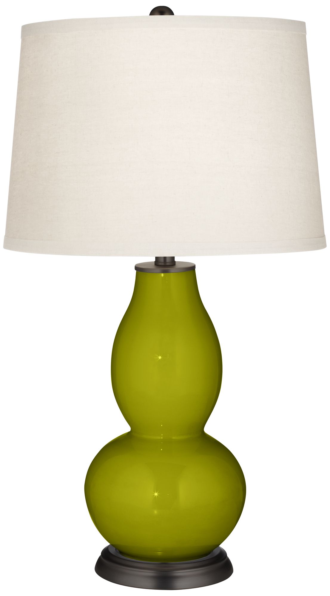Olive Green Double Gourd Table Lamp